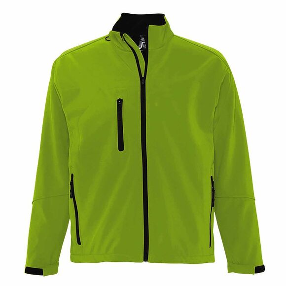 SOLS Mens Relax Soft Shell Jacket (Breathable Windproof And Water Resistant) /